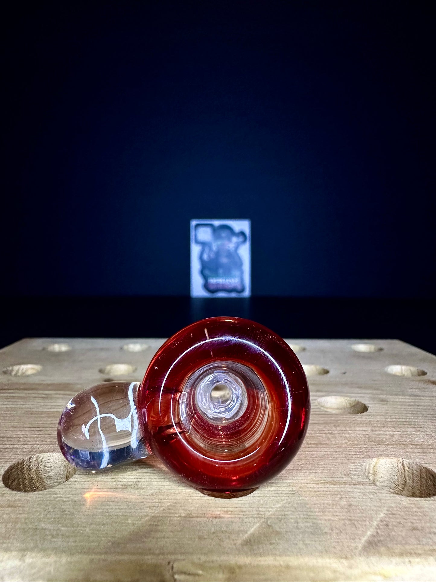 14mm Swirl Bowl with Heady Knob - Extra THICK