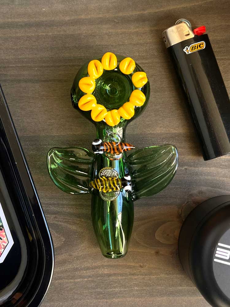 Glass Sunflower Pipe
