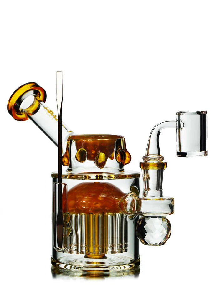 Sidecar Drip Dab Rig by Toxic Glass