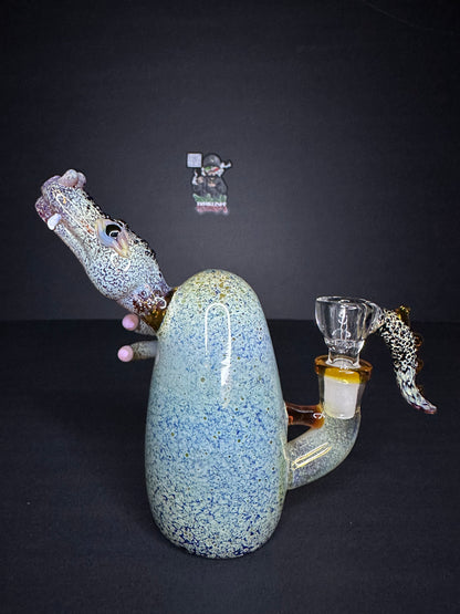 Dino Guardian Glass Bong