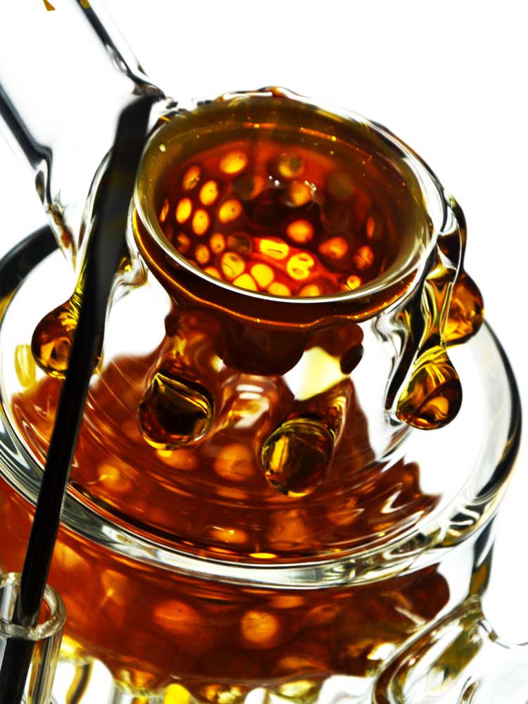 Sidecar Drip Dab Rig by Toxic Glass