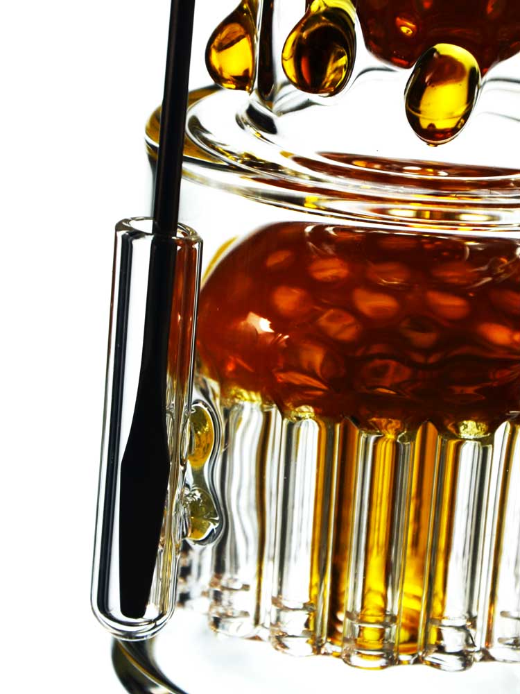 Sidecar Drip Dab Rig by Toxic Glass