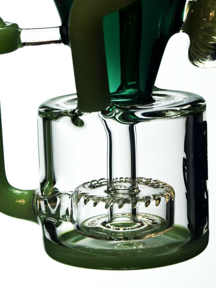 Mega Showerhead Recycler Dab Rig by Toxic