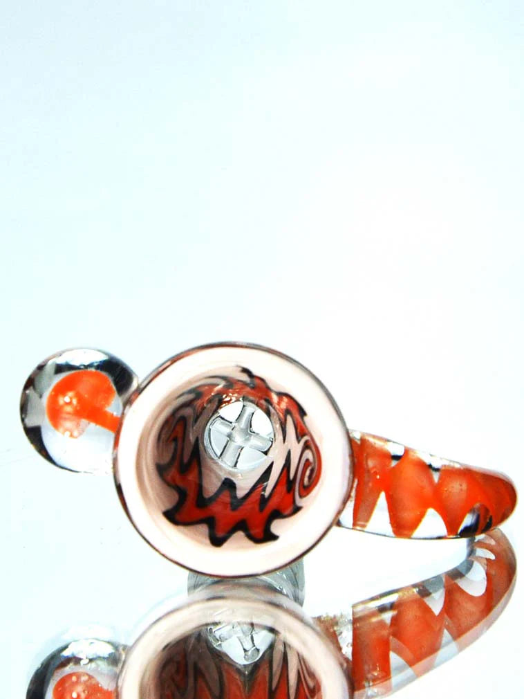 14mm Orange Reverse Bowl Piece