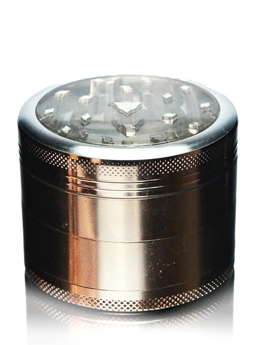 4-Piece SuperCut Window Herb Grinder - Gray