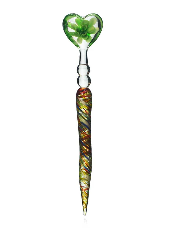 Heart Shaped Glass Dabber