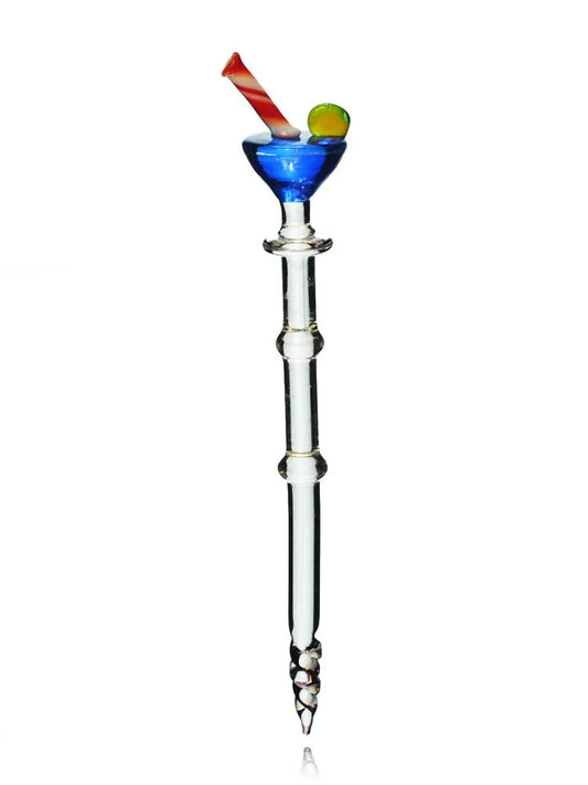 Blue Martini Glass Dabber