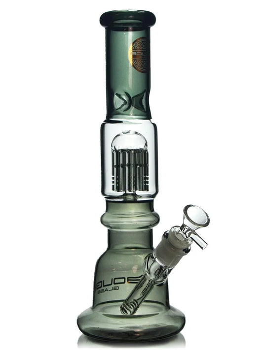 11" Space Gray Bougie Glass Bong