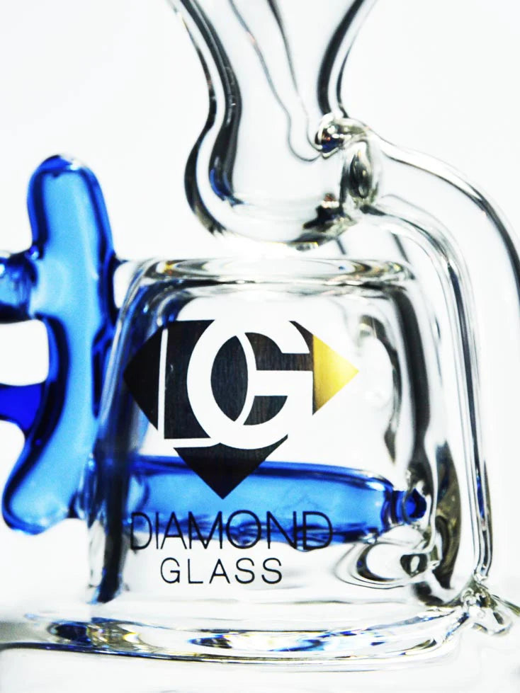 7” Dab Rig with Recycler by Diamond