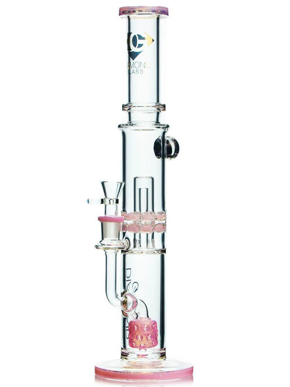 16” Pink Moonrock Bong by Diamond