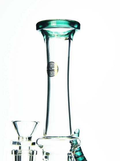 10” Floating Beaker Bong by Bougie Glass