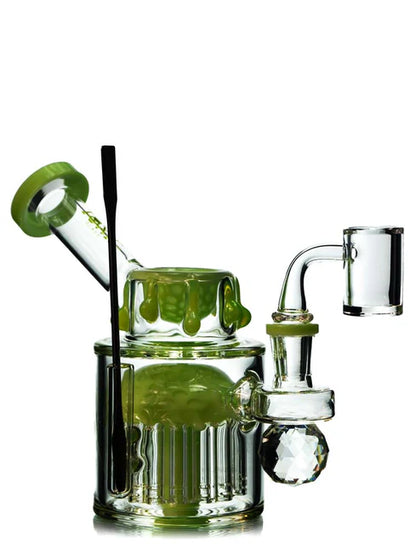 Sidecar Drip Dab Rig by Toxic Glass